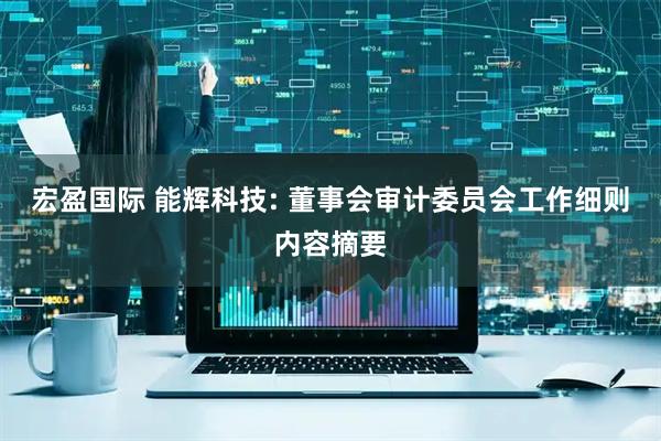 宏盈国际 能辉科技: 董事会审计委员会工作细则内容摘要