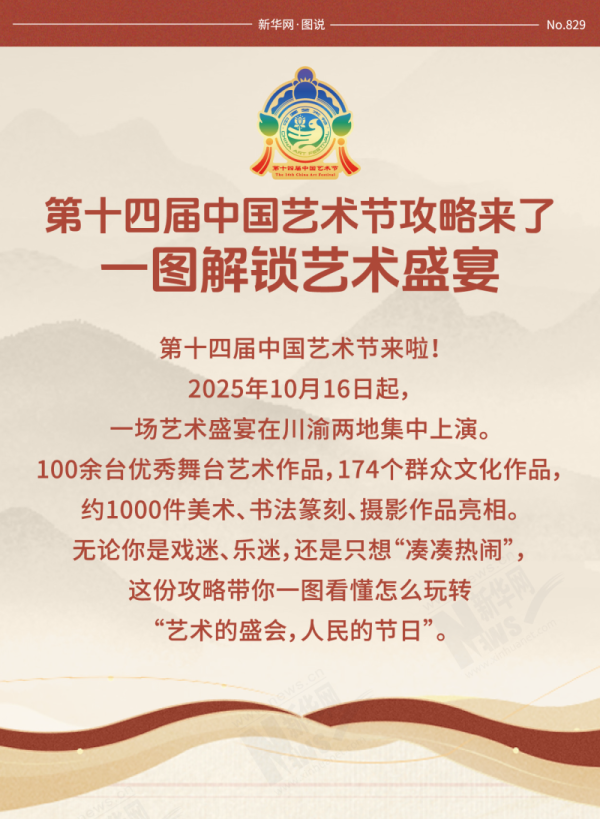 非凡策略 第十四届中国艺术节攻略来了 一图解锁艺术盛宴